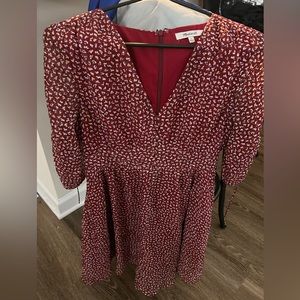Madewell Starviolet Ditsy Mini Dress